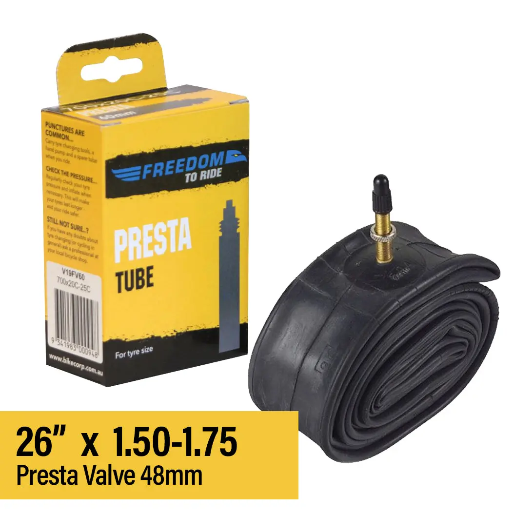 Tube 26 X 1.50-1.75 Freedom Presta Valve 48Mm 1