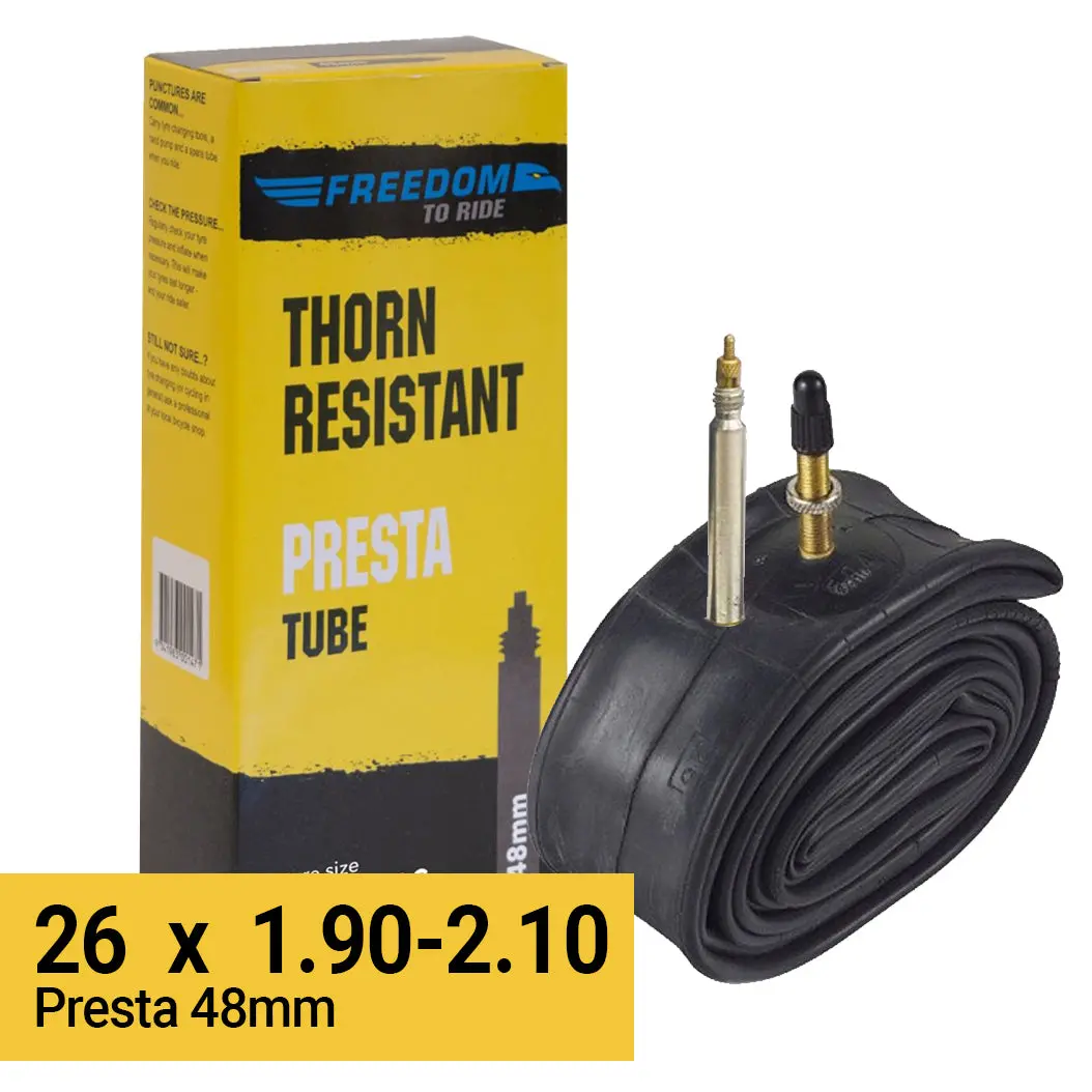 Tube 26 X 1.90-2.10 Freedom Thorn Resistant Presta Valve 48Mm 1