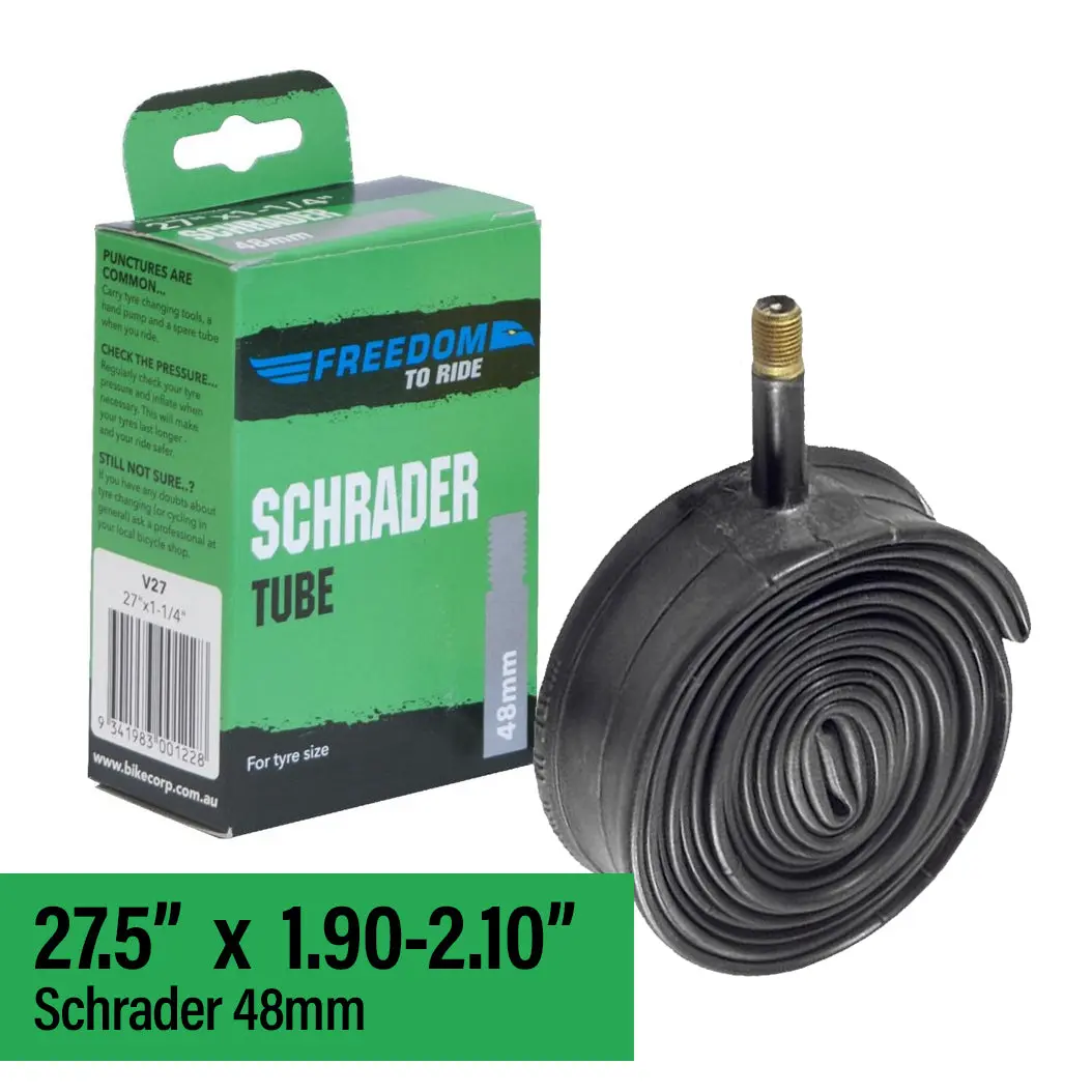 Tube 27.5 X 1.90-2.10 Freedom Schrader Valve 48Mm 1