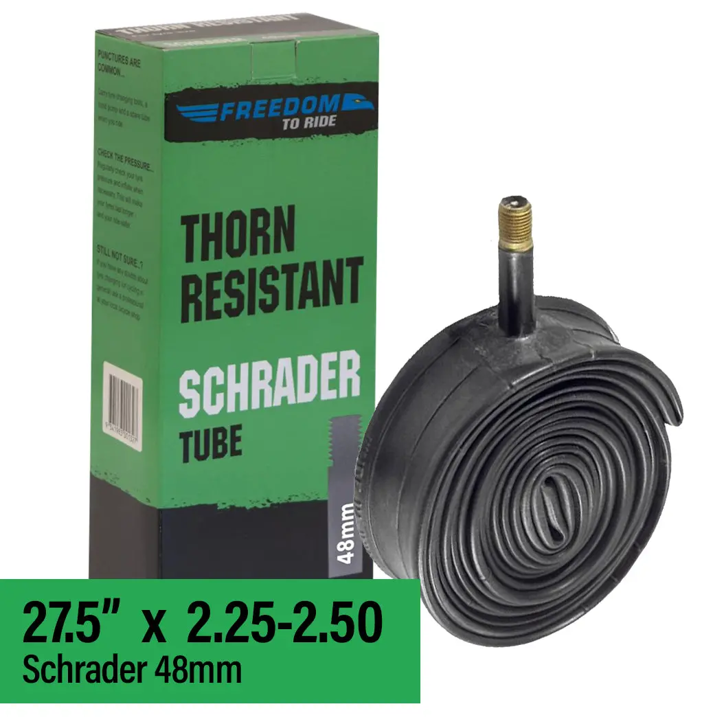 Tube 27.5 X 2.25-2.50 Freedom Thorn Resistant Schrader Valve 1
