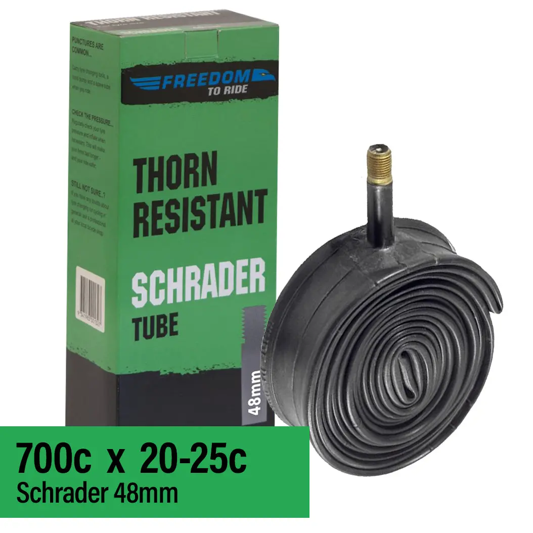Tube 700 X 20-25 Freedom Thorn Resistant Schrader 48Mm 1