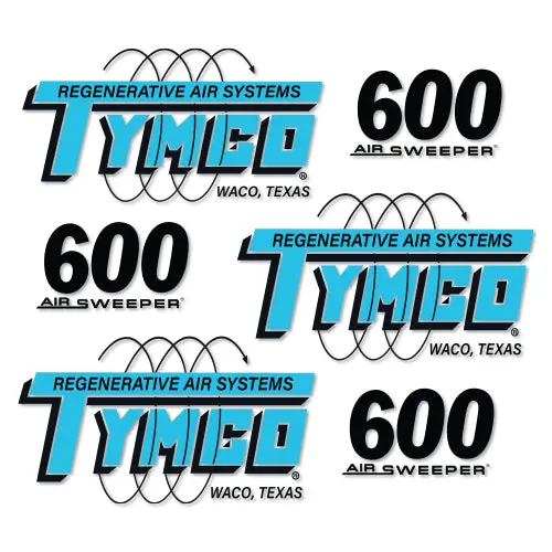 Fits Tymco 600 Decal Kit Street Sweeper 1
