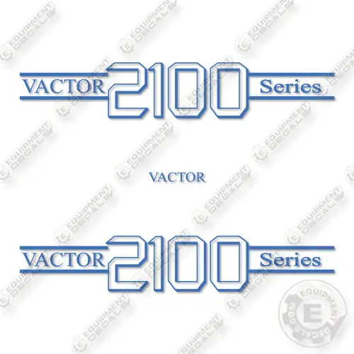 Fits Vactor 2100 Decal Kit Sewer Cleaner - Old Style! 1