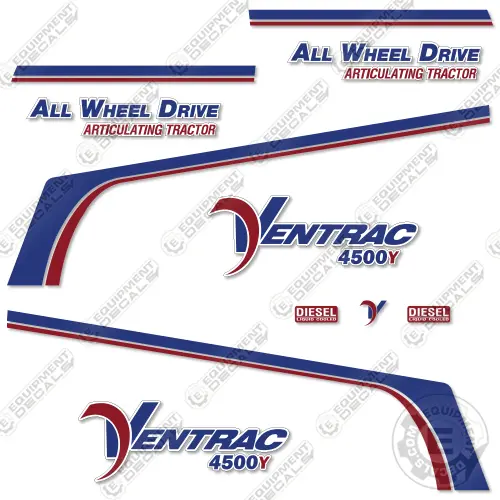Fits Ventrac 4500Y Decal Kit Tractor 1
