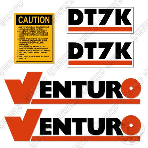 Fits Venturo Dt7k Decal Kit For Crane 1