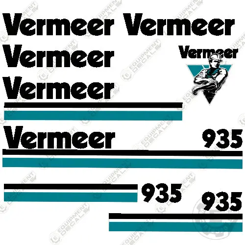 Fits Vermeer 935 Chipper Decal Kit 1