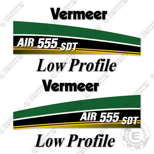 Fits Vermeer Air 555 Sdt Decal Kit Vacuum Excavator 1