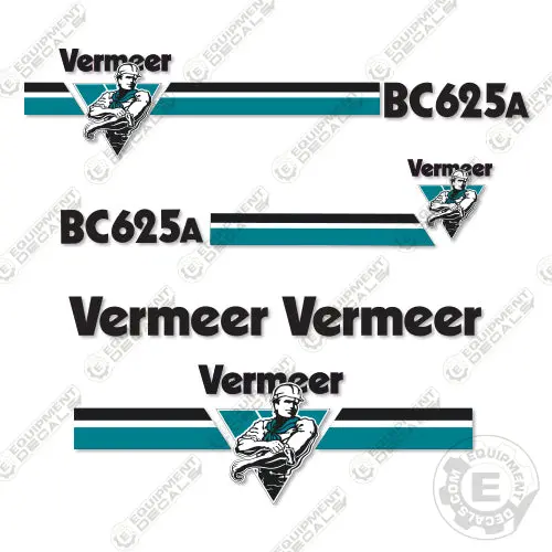 Fits Vermeer Bc625a Wood Chipper Decal Kit 1