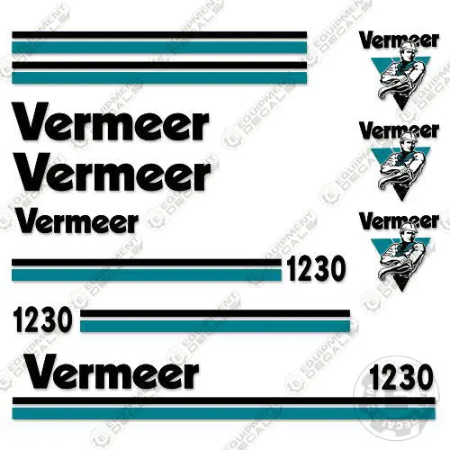 Fits Vermeer Bc 1230 Brush Chipper Decal Kit 1