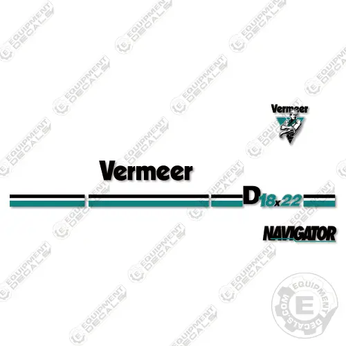 Fits Vermeer D18x22 Decal Kit Directional Boring Machine 1