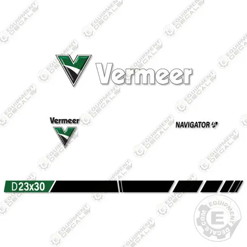 Fits Vermeer D 23 X 30 Navigator Decal Kit Directional Drill 1