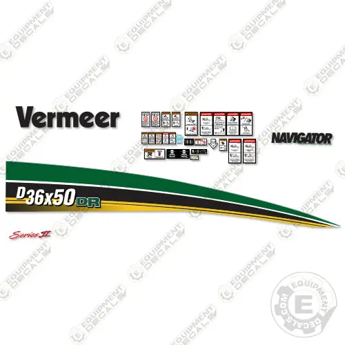 Fits Vermeer D36x50dr Decal Kit Directional Drill 1