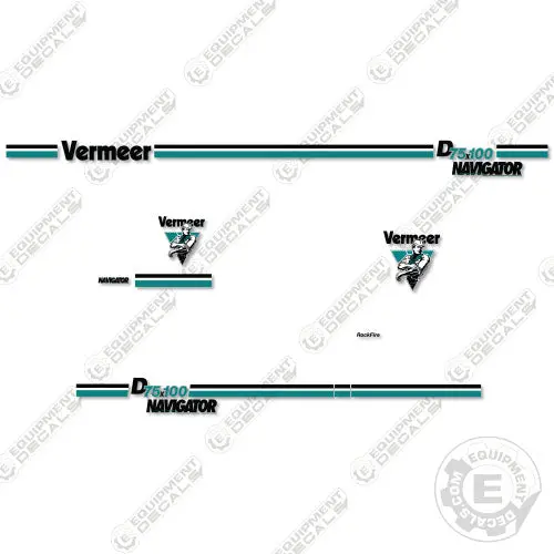 Fits Vermeer D75x100 Decal Kit Directional Drill 1