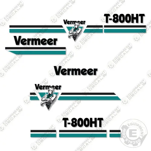 Fits Vermeer T-800Ht Trencher Decal Kit 1