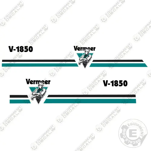 Fits Vermeer V1850 Trencher Decal Kit 1