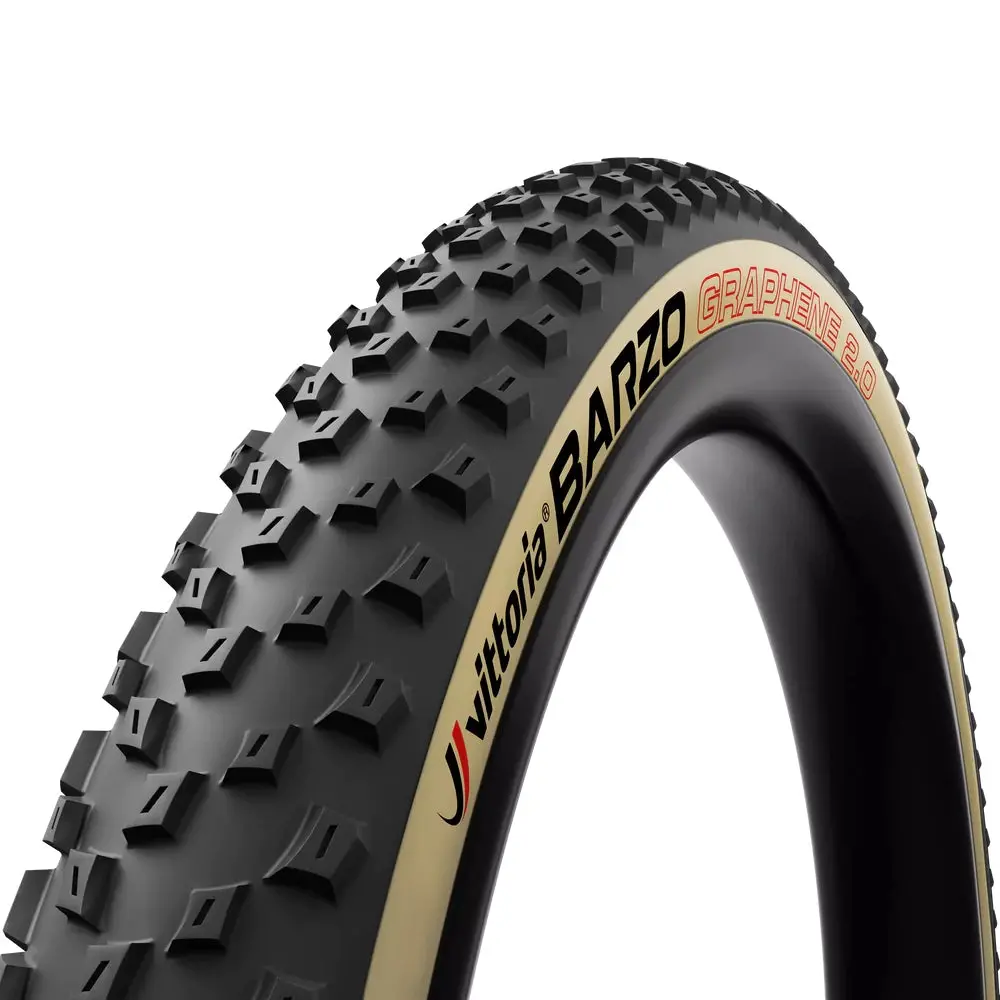 Tyre 29 X 2.35 Vittoria Barzo Xc Race Tubeless Tlr 120 Tpi Folding - Tan 1