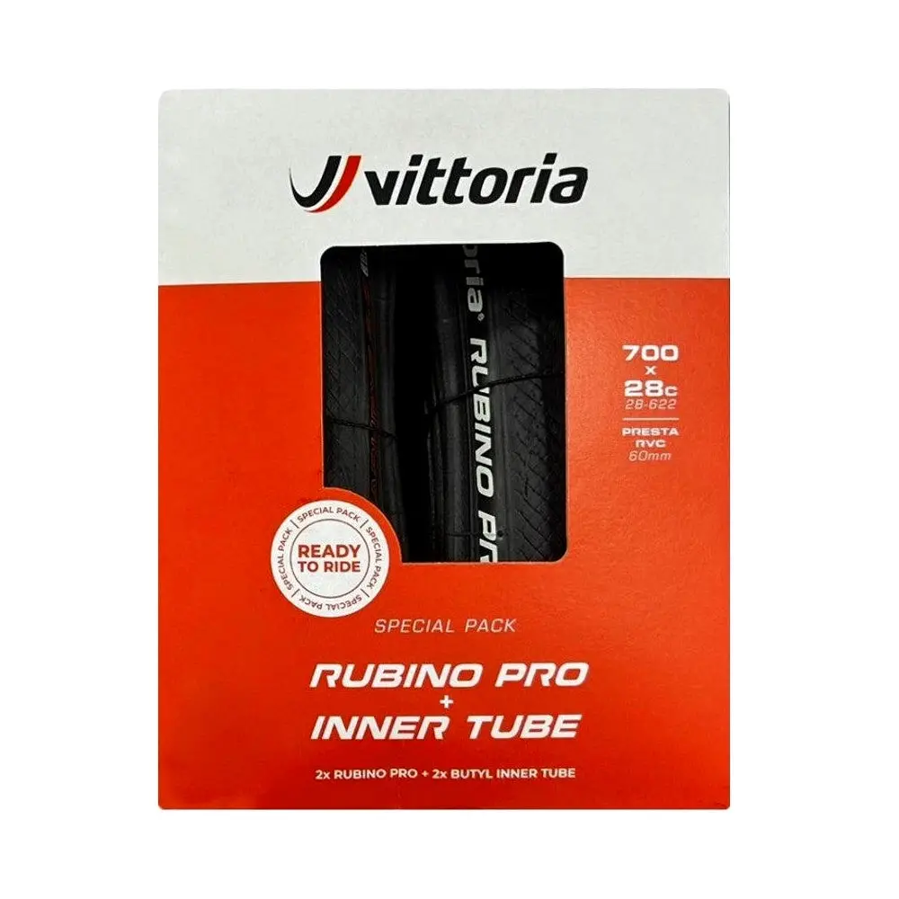 Tyre 700 Vittoria Rubino Pro Folding Twin Pack 1