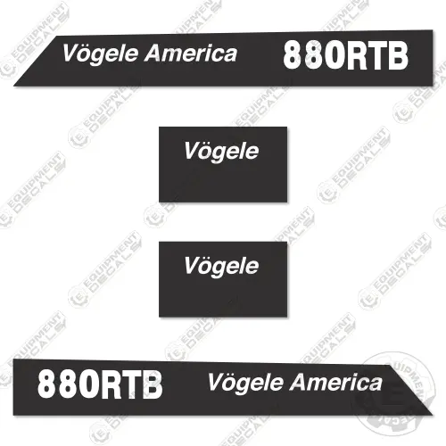 Fits Vogele Vision 880Rtb Decal Kit Asphalt Paver 1