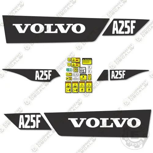 Fits Volvo A25f Decal Kit Articulated Dump Truck 1
