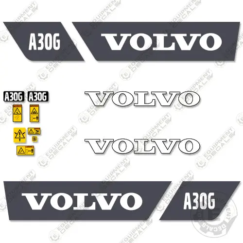 Fits Volvo A30g Decal Kit Articulated Dump Truck 1