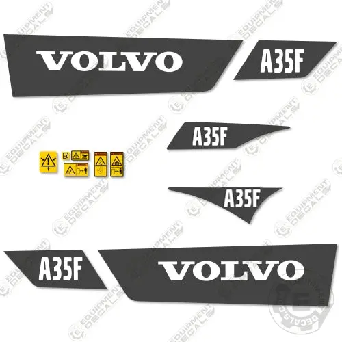 Fits Volvo A35f Decal Kit Articulated Dump Truck 1