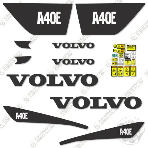 Fits Volvo A40e Decal Kit Articulated Dump Truck 1