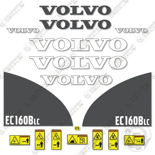 Fits Volvo Ec160blc Decal Kit Excavator 1