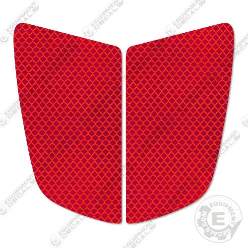 Fits Volvo D Series Reflective Decal Kit Excavator (Fits Ec160d) 1