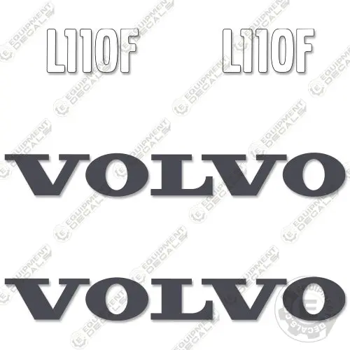 Fits Volvo L110f Decals Wheel Loader Equipment Decals 1