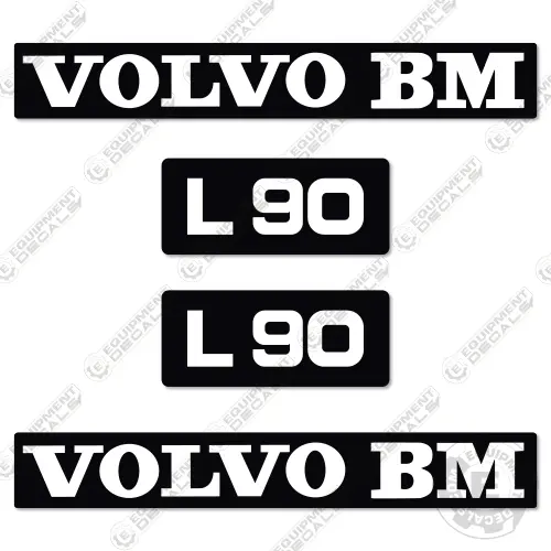 Fits Volvo L90 Decal Kit Wheel Loader 1