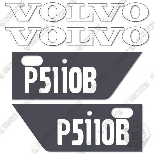 Fits Volvo P5110b Decal Kit Asphalt Paver 1