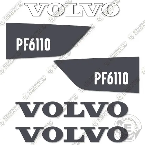 Fits Volvo Pf6110 Decal Kit Asphalt Paver 1