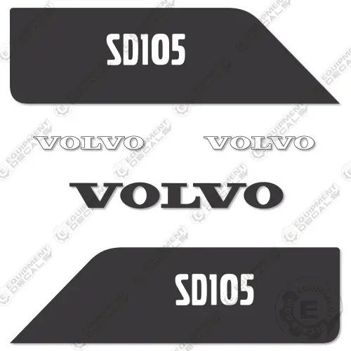 Fits Volvo Sd105 Decal Kit Compactor 1