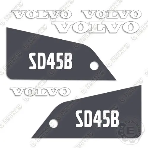 Fits Volvo Sd45b Decal Kit Roller 1