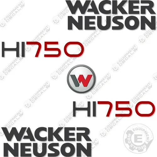Fits Wacker Neuson Hi750 Decal Kit Heater 1