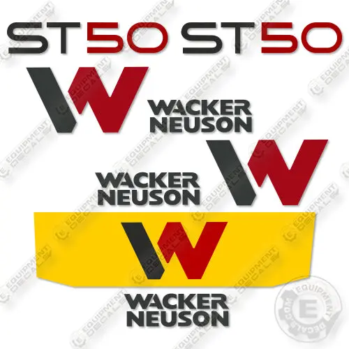 Fits Wacker Neuson St50 Decal Kit Loader 2020+ 1