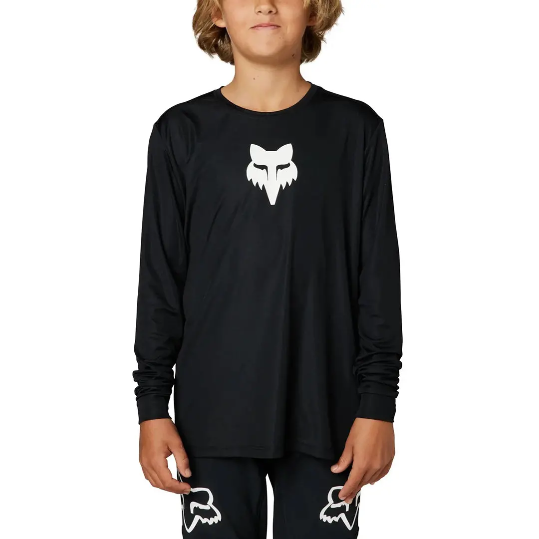 Fox Youth Ranger Foxhead Long Sleeve Jersey (2023) 1