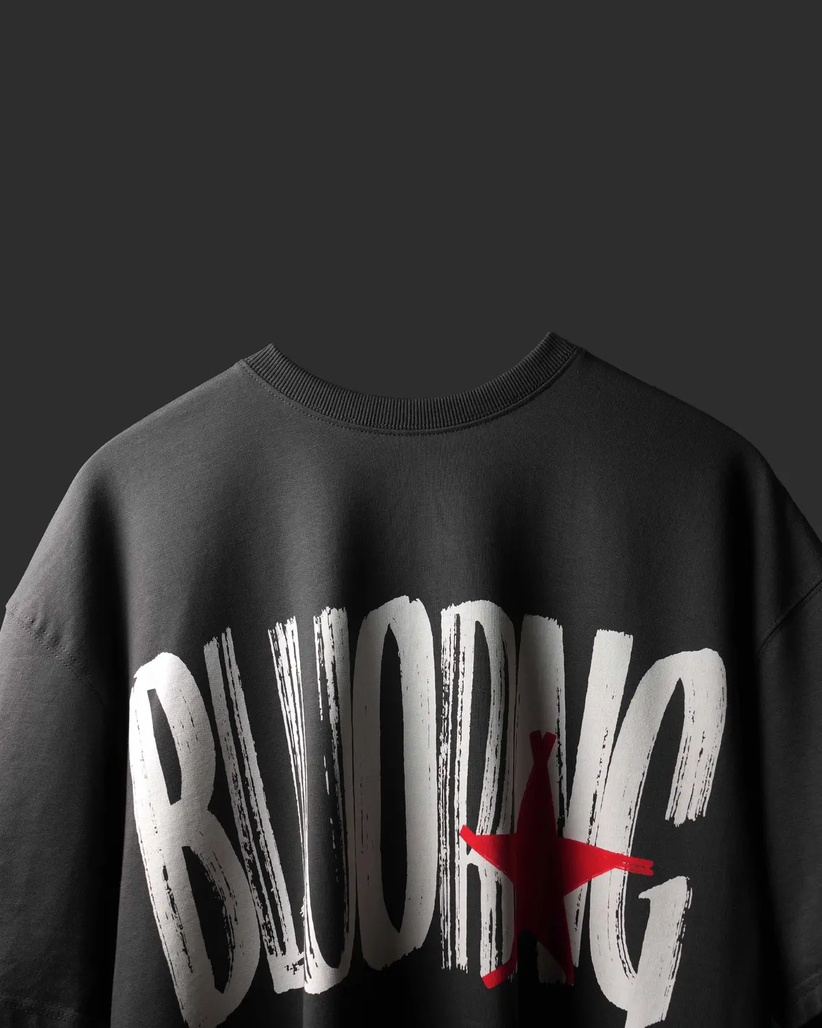 Grey Bg Star T-Shirt 1