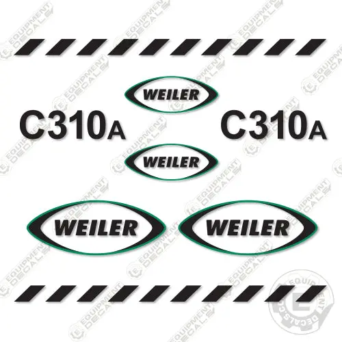 Fits Weiler C310a Decal Kit Paver 1