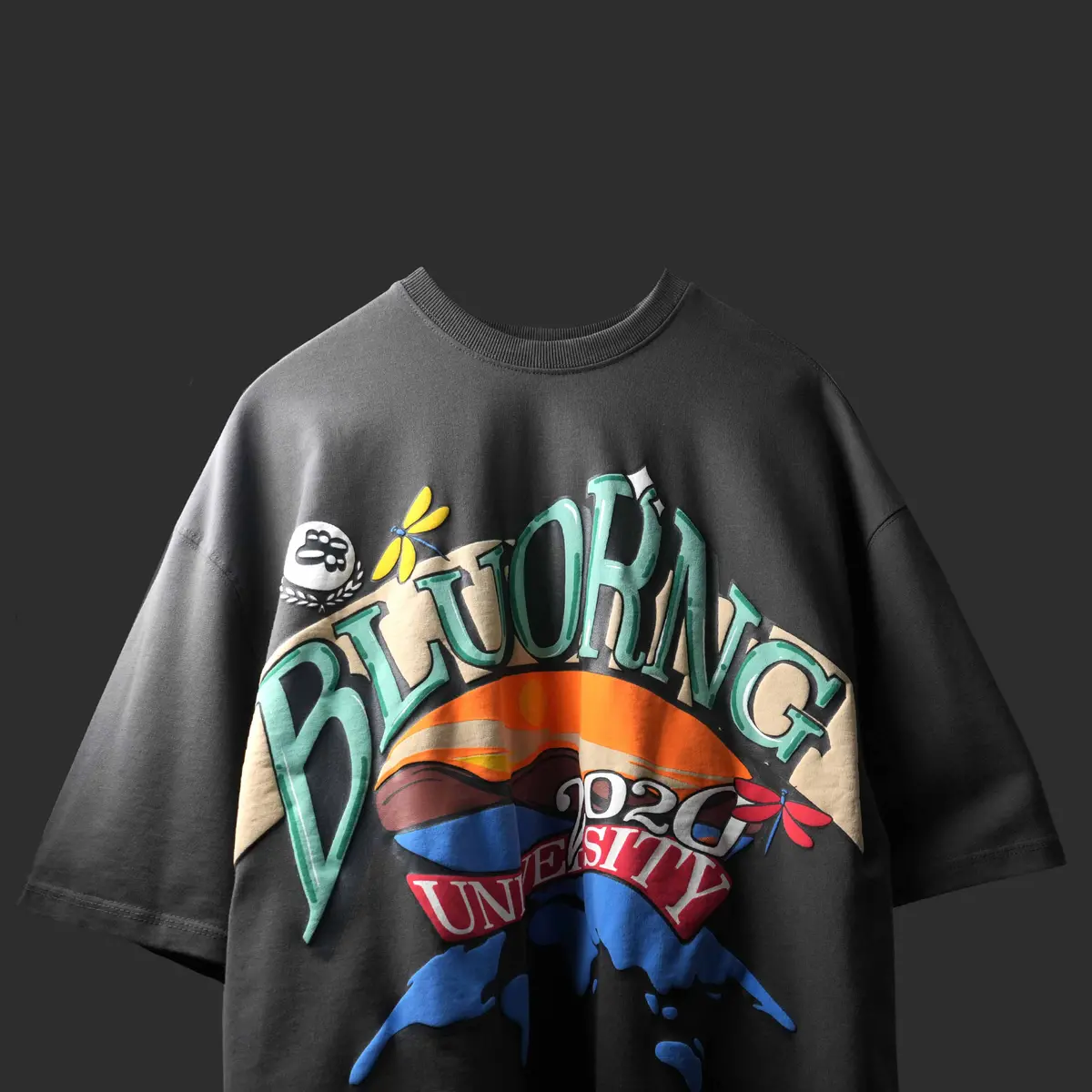 Bg Uni Grey T-Shirt 1