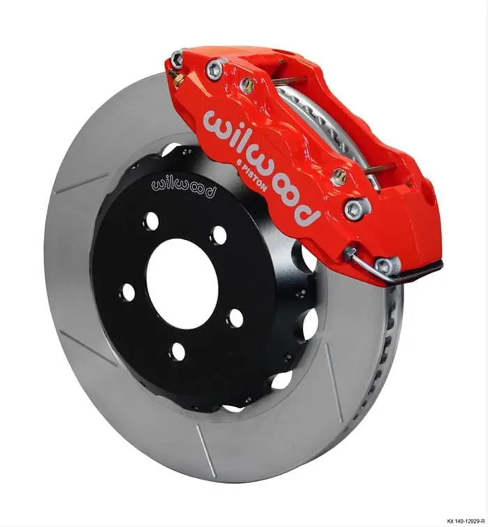 Wilwood Aero6 Front Big Brake Kit — 140-12929-R Caliper & Rotor Package 1