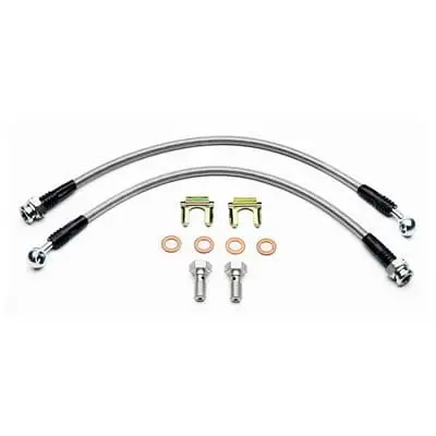 Wilwood 220-8516 Brake Flexline Kit — Stainless Braided Hose Assembly 1