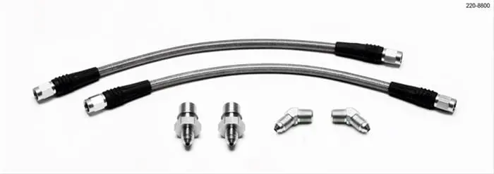 Wilwood 220-8800 Brake Flexline Hose Kits For Enhanced Pedal Feel 1