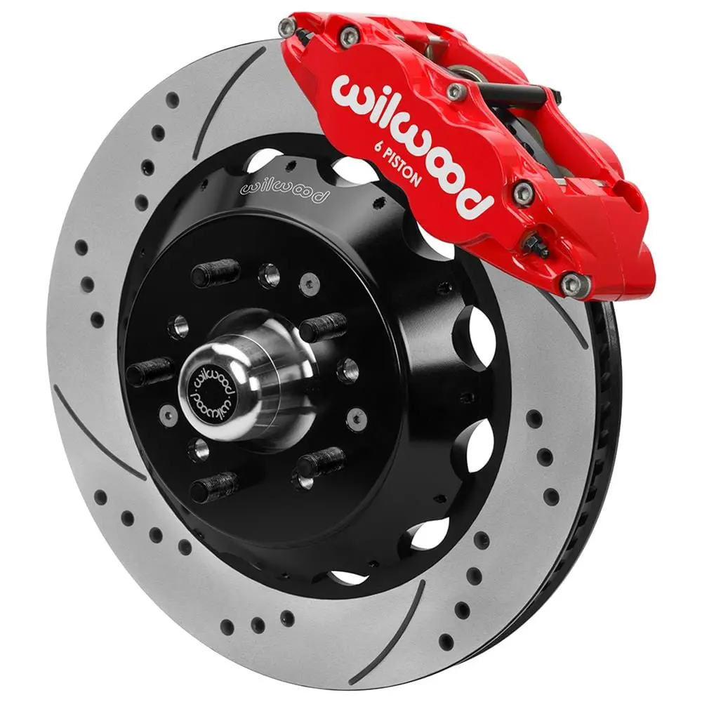 Wilwood 140-17089-Dr Forged Superlite 6R Front Big Brake Kit – Narrow-Caliper Design 1