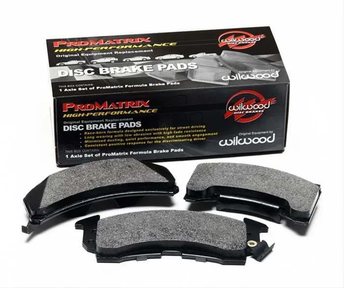 Wilwood Promatrix High-Performance Brake Pads – Front/Rear Set (Part #150-D0879K) 1