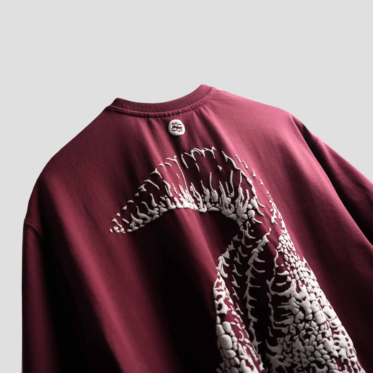 Burgundy Crocodile T-Shirt 1