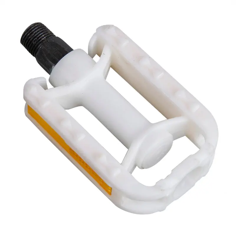 Bikes-Up Plastic 1/2" Kids Pedals White 1