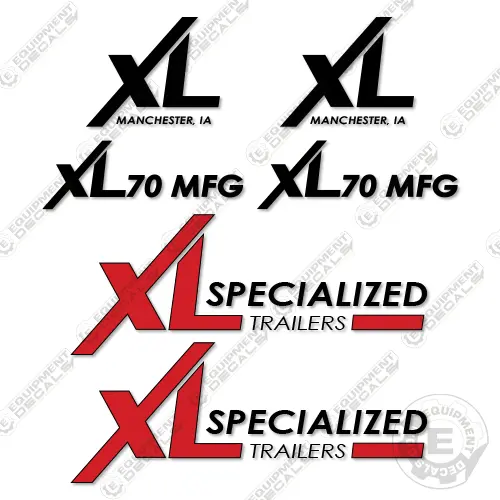 Fits Xl 70Mfg Specialized Trailers Decal Kit (Black) 1