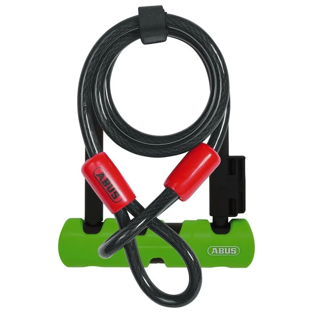Abus Ultra 410 U-Bolt 140Mm Key U Lock + 10Mm Cable 1