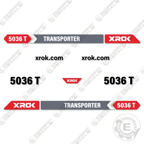 Fits Xrok 5036T Decal Kit Transporter 1